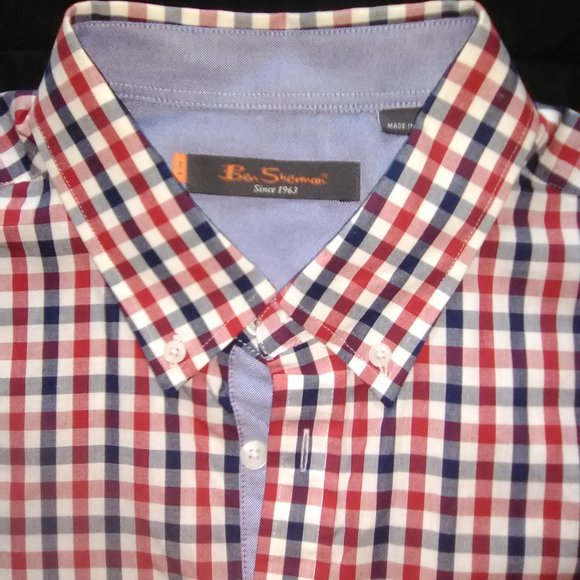 Ben Sherman Checked XL Long Sleeve Casual Shirt - Picture 1 of 5